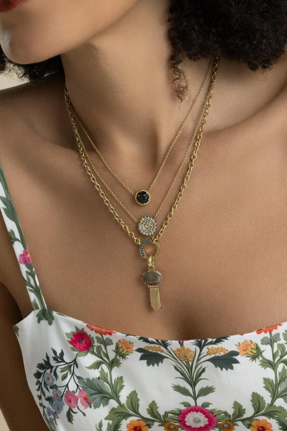 Diamond Rough Cut Sima Pendant - Image 4