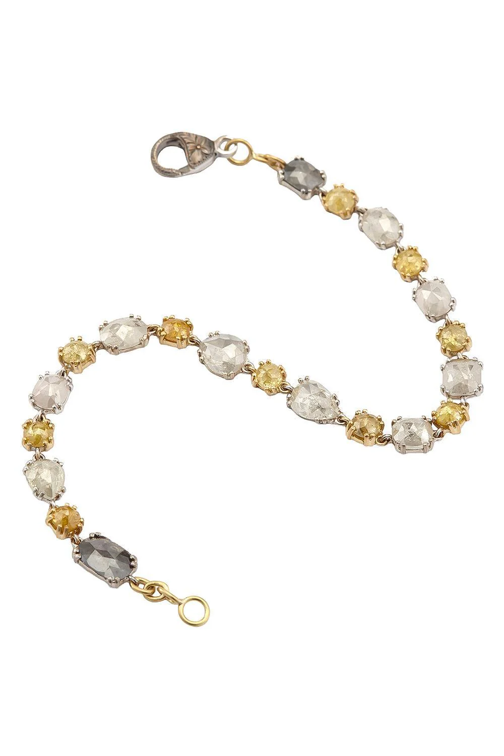 Diamond Rough Multi Color Bracelet