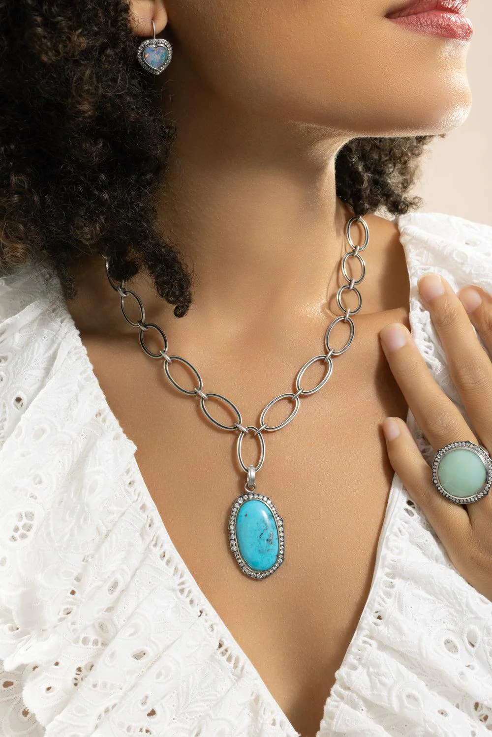 Oval Link Necklace - Image 4