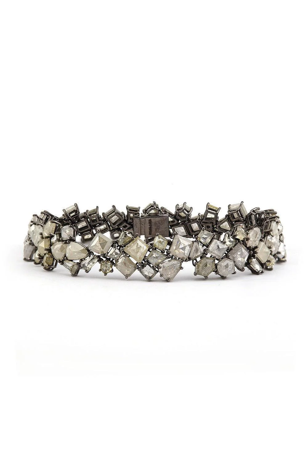 Grey Mixed Shape Diamond Bracelet