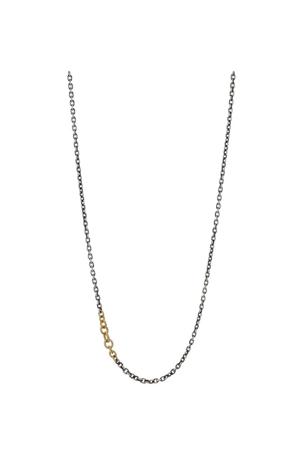 Mixed Metal Chain Necklace