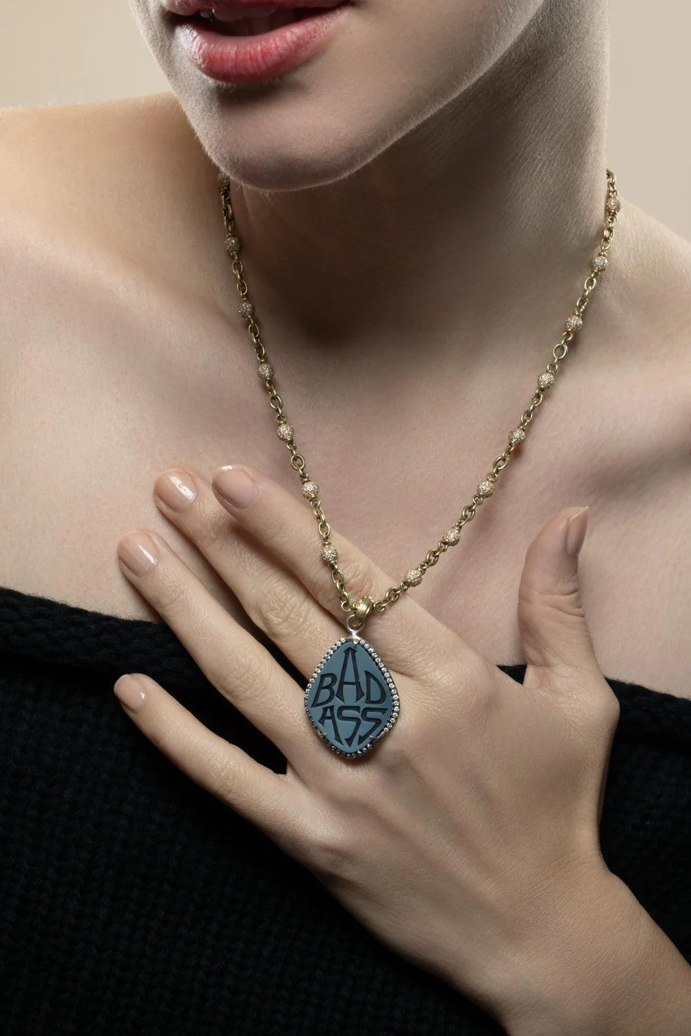 Onyx Bad Ass Pendant - Image 3