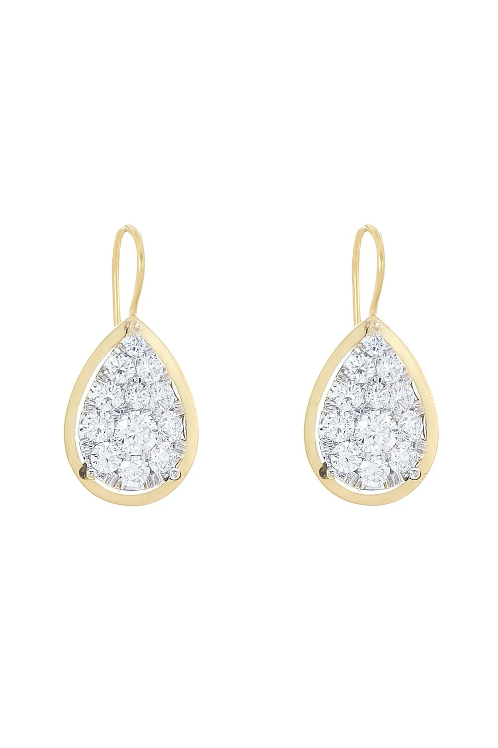 Pear Shape Diamond Earrings