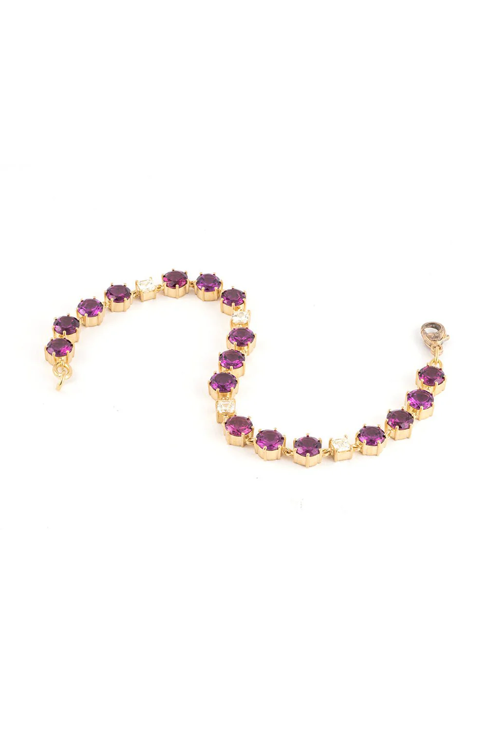 Purple Rhodolite Asher Diamond Tennis Bracelet