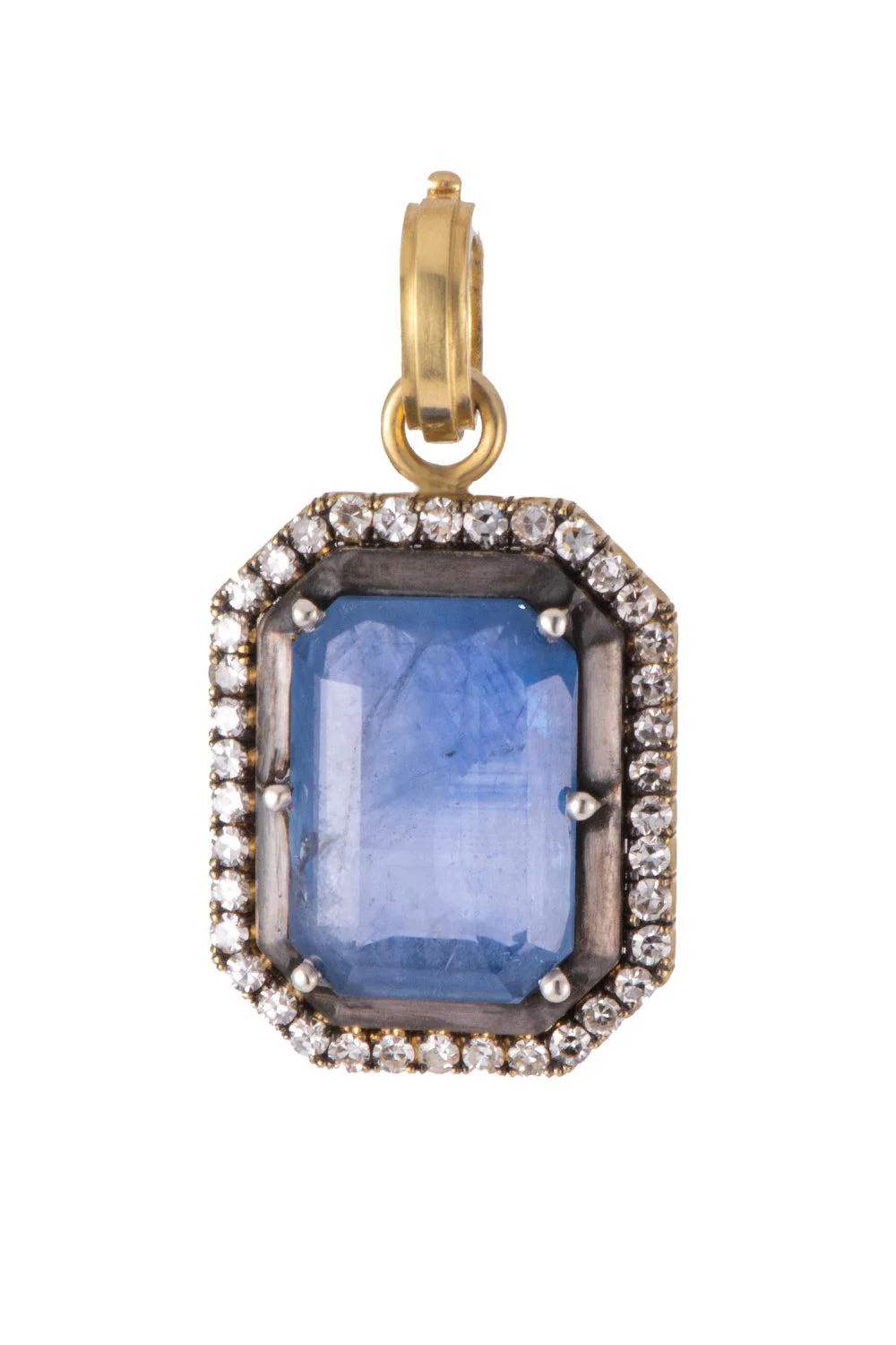 Sapphire Diamond Pendant