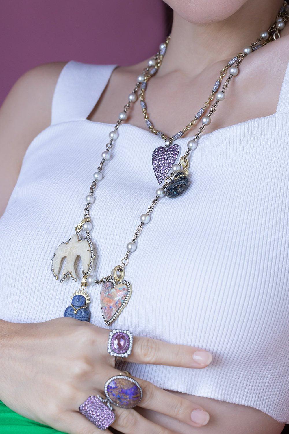 Turquoise Girl Power Pendant - Image 5