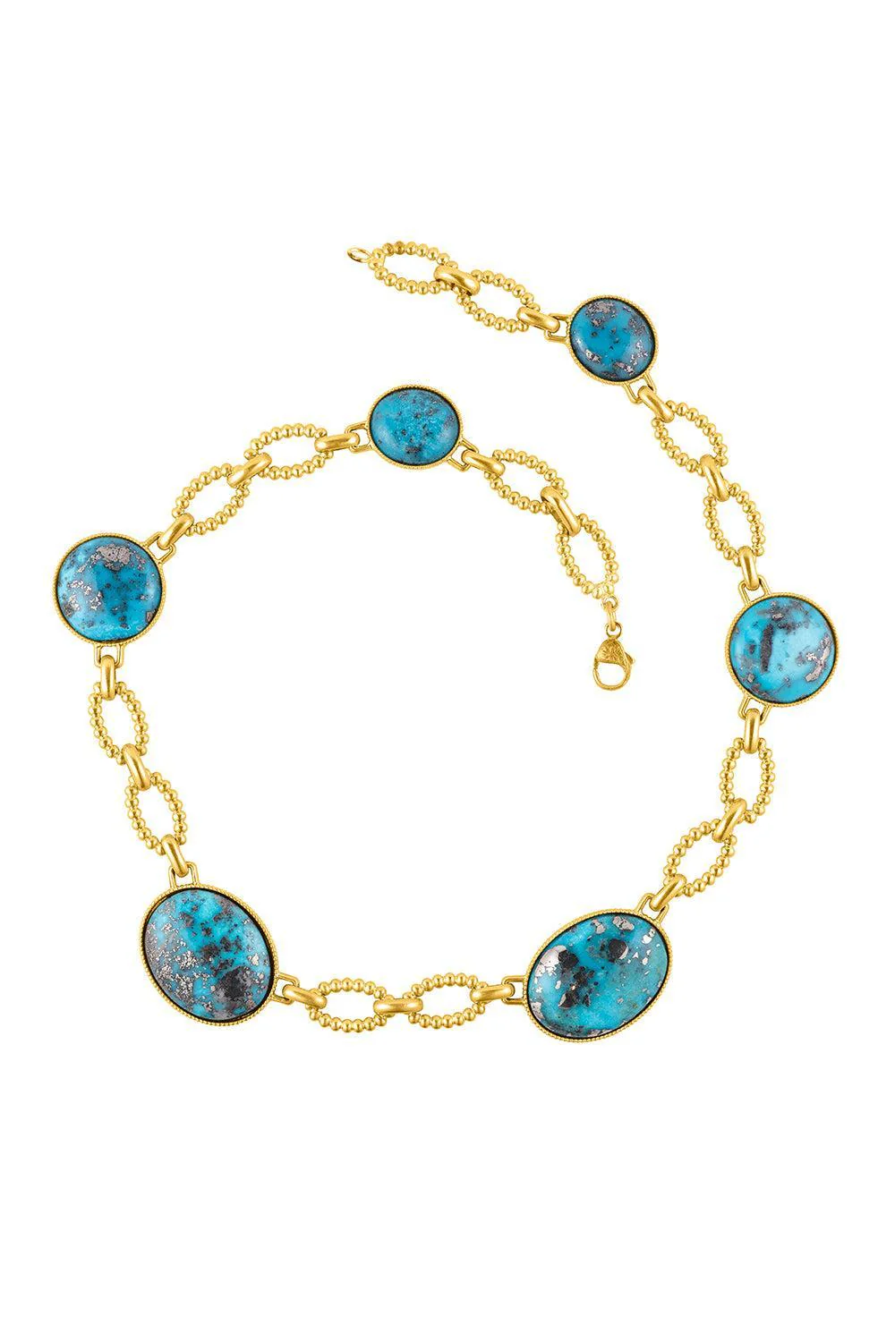 Turquoise Gold Necklace