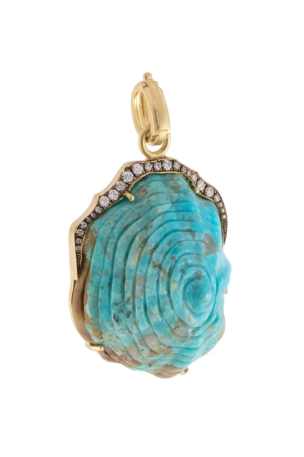 Turquoise Seashell Pendant - Image 2