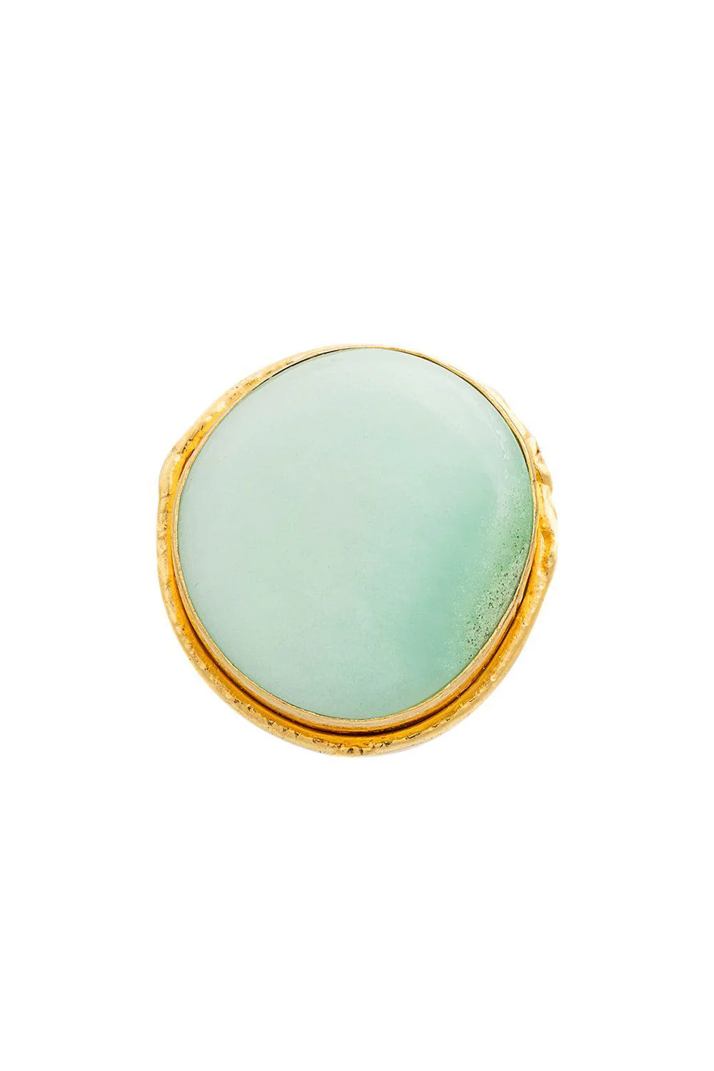 Amazonite Macaron Ring