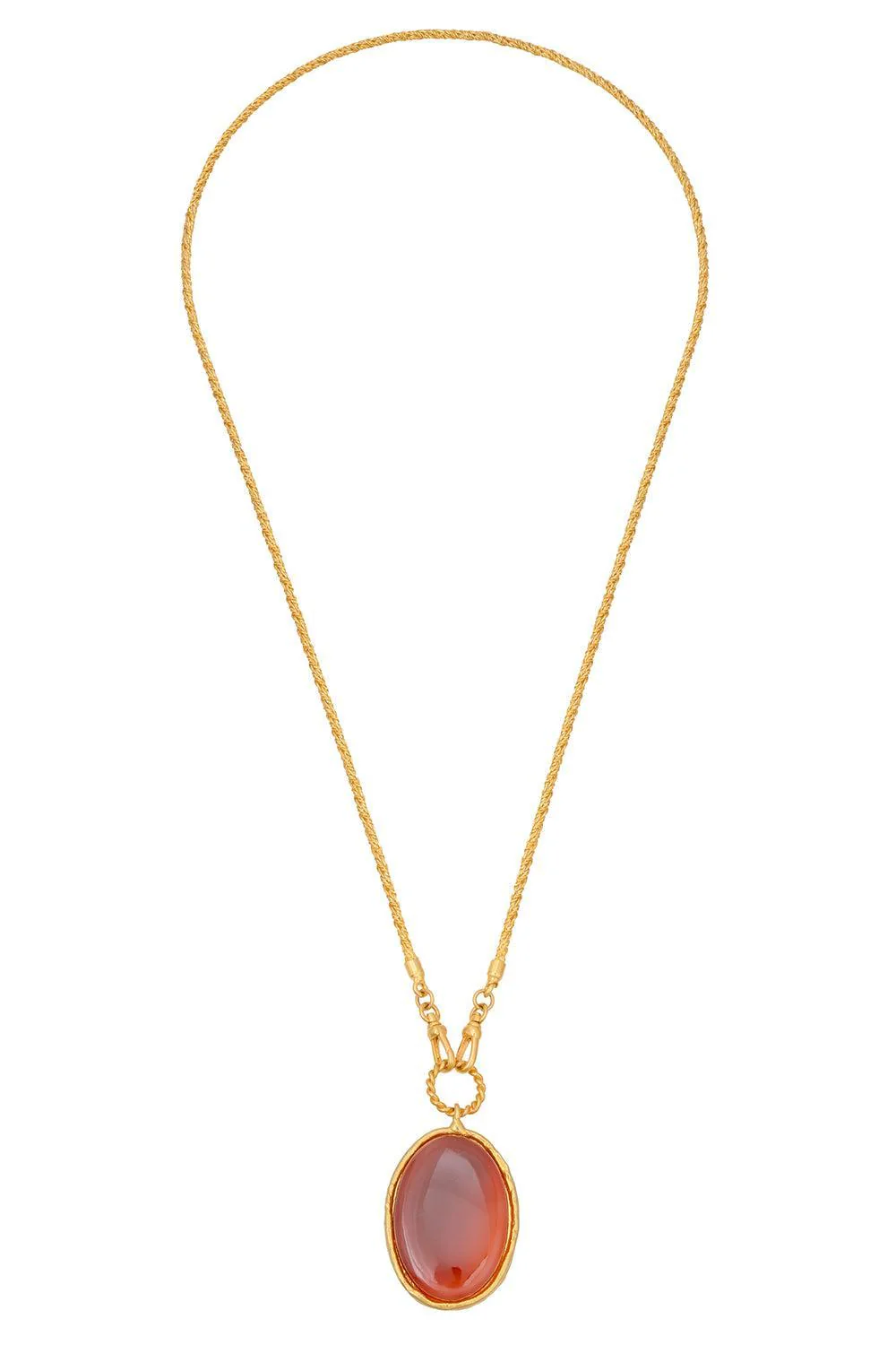 Cornaline Coraline Pendant Necklace