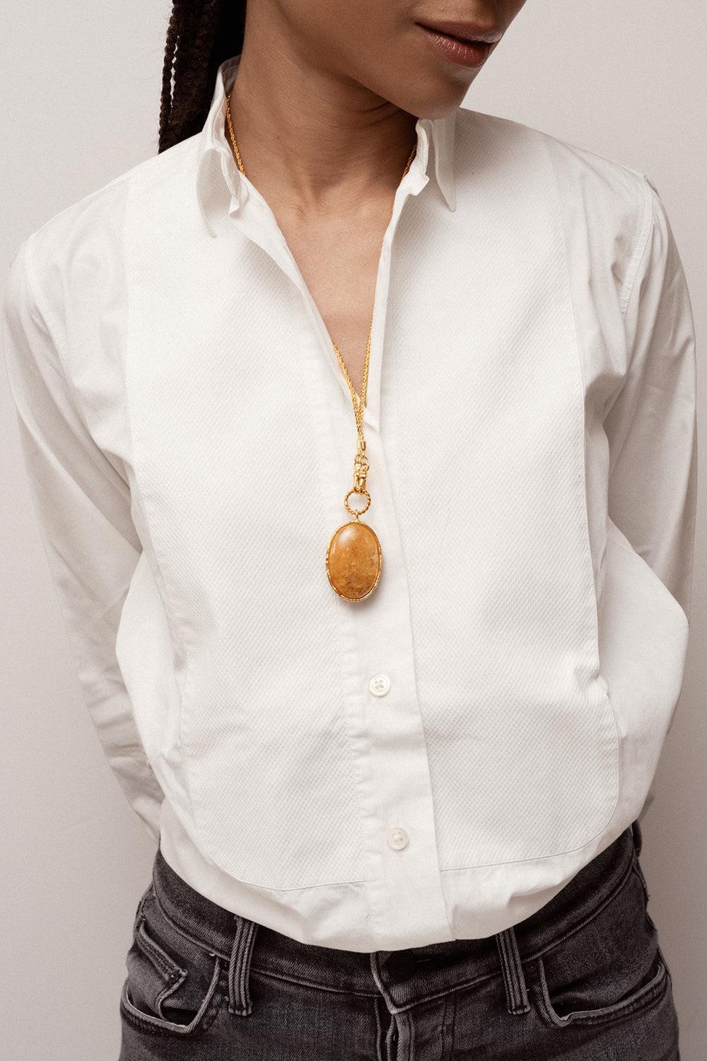 Golden Jasper Pendant Necklace - Image 2