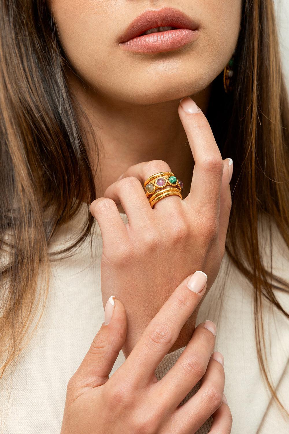 Multi Stone Olympe Ring - Image 2