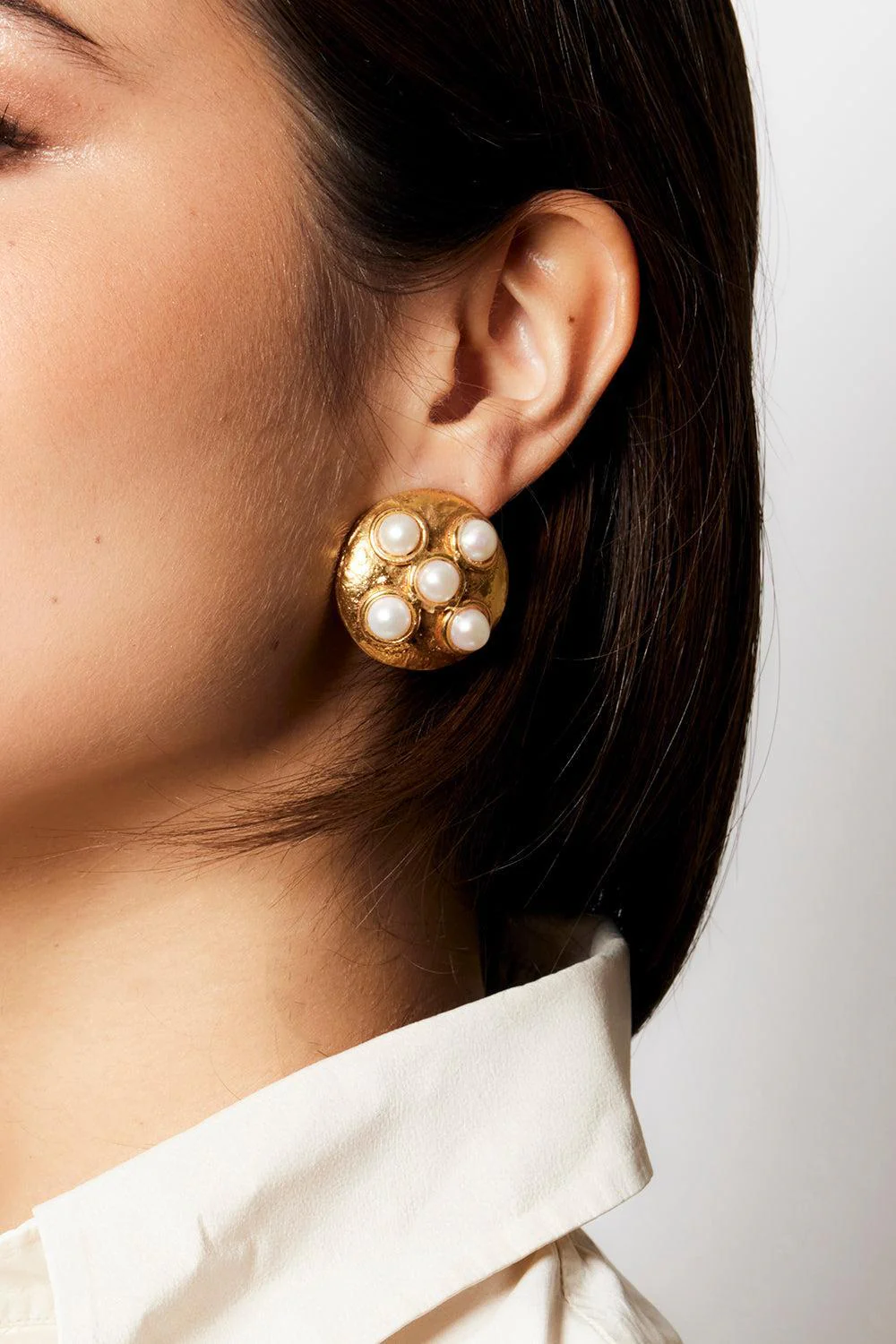 Pearl Theodora Earrings - Image 2
