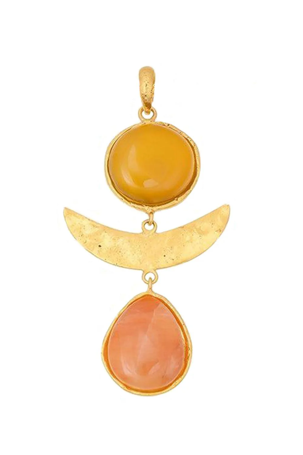 Yellow Onyx Sunset Pendant