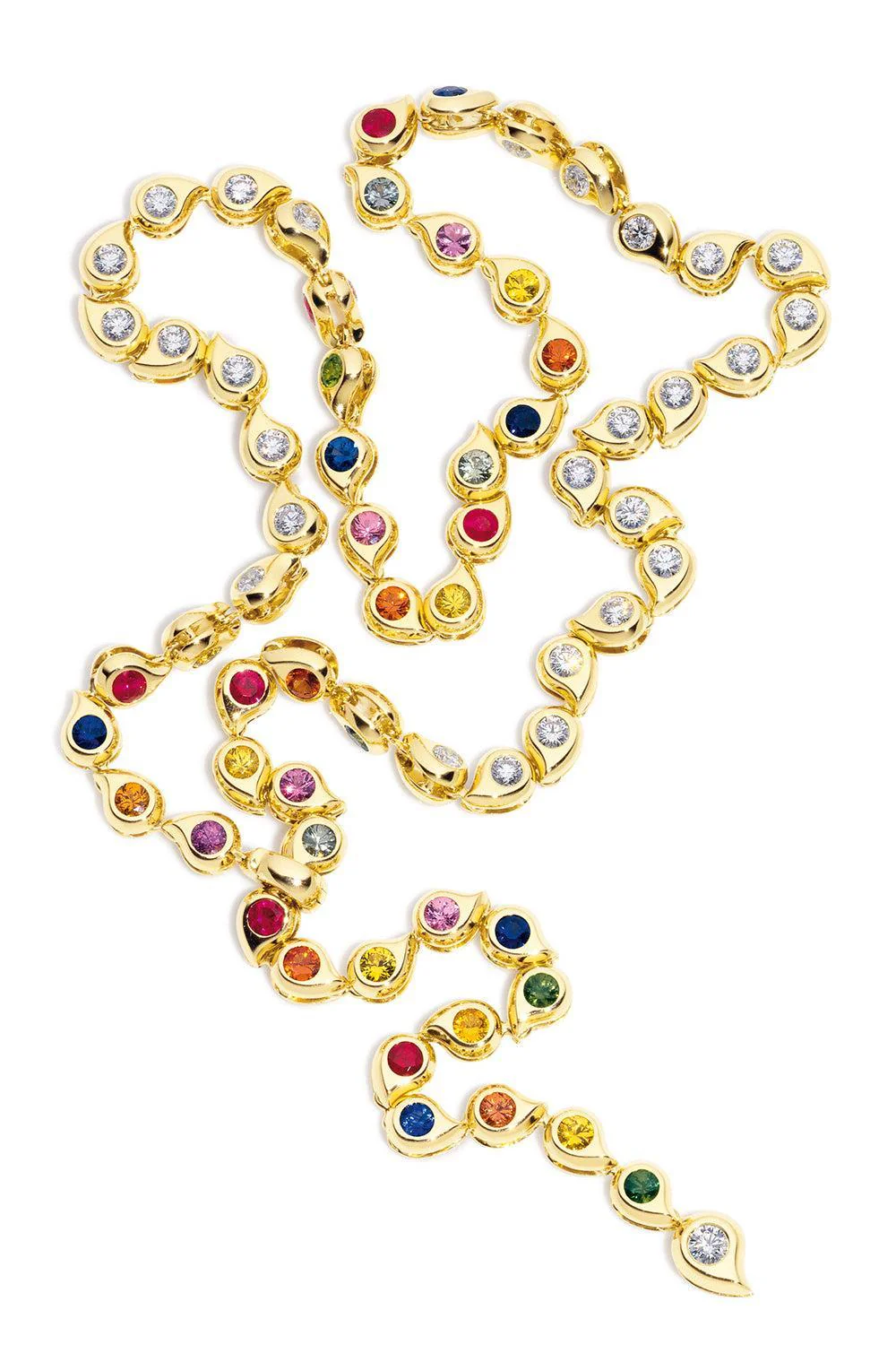 Candy Classic Snowflakes Riviere Collier Necklace