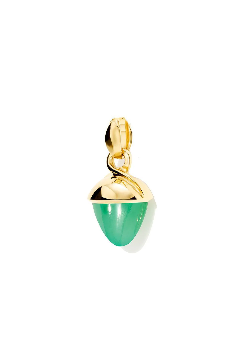 Chrysoprase Bouquet Mikado Flamenco Pendant