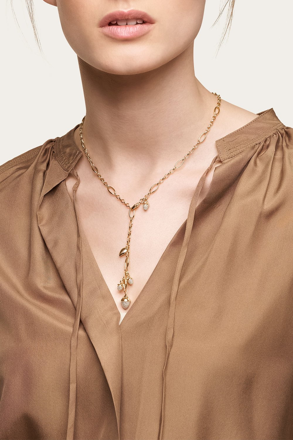 Delicate Mikado Diamond Necklace - Image 2
