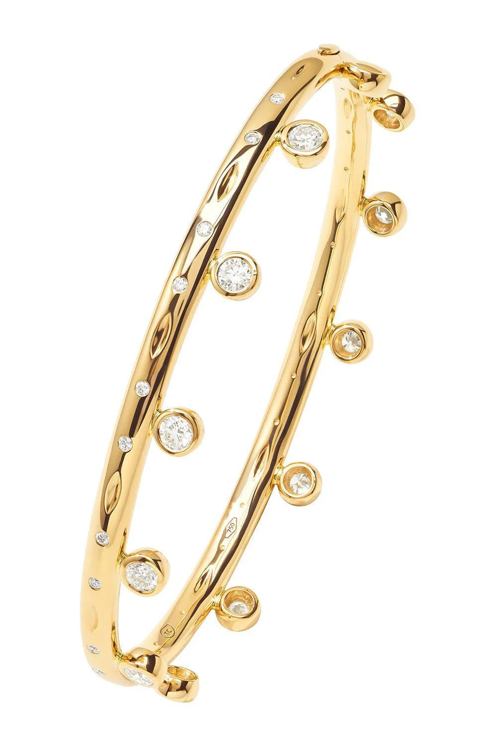 Diamond Classic Gypsy Bangle Bracelet
