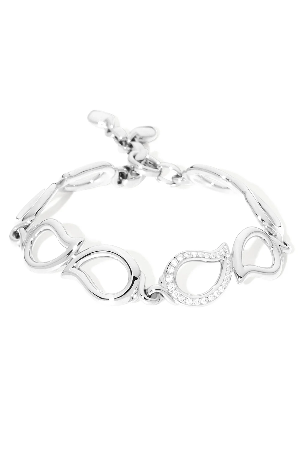 Diamond Element Large Signature Bracelet