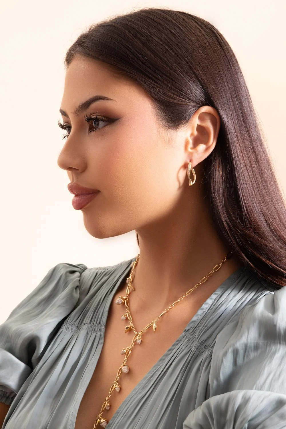 Diamond Mikado Necklace - Image 3
