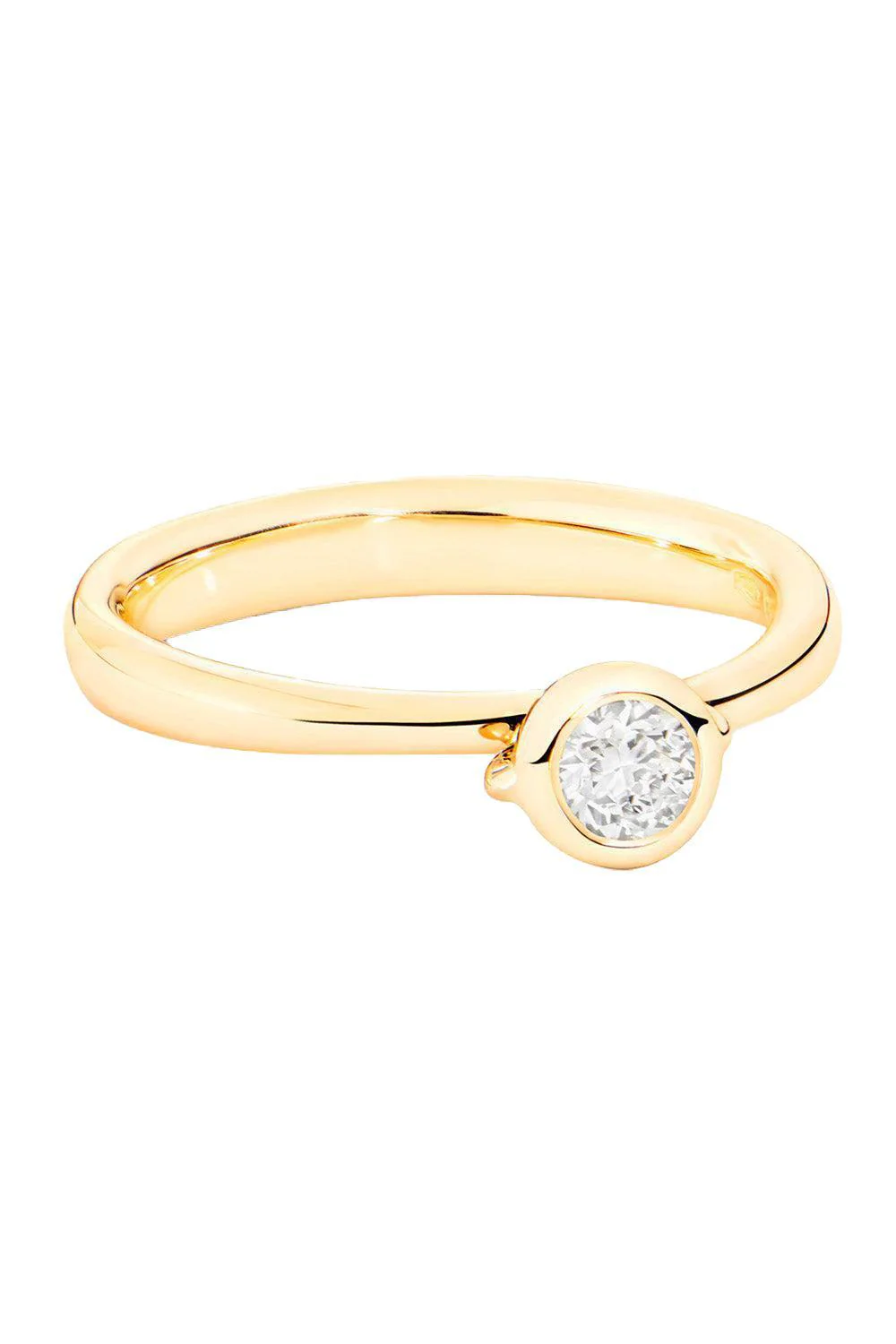 Diamond Solitaire Bouton Ring