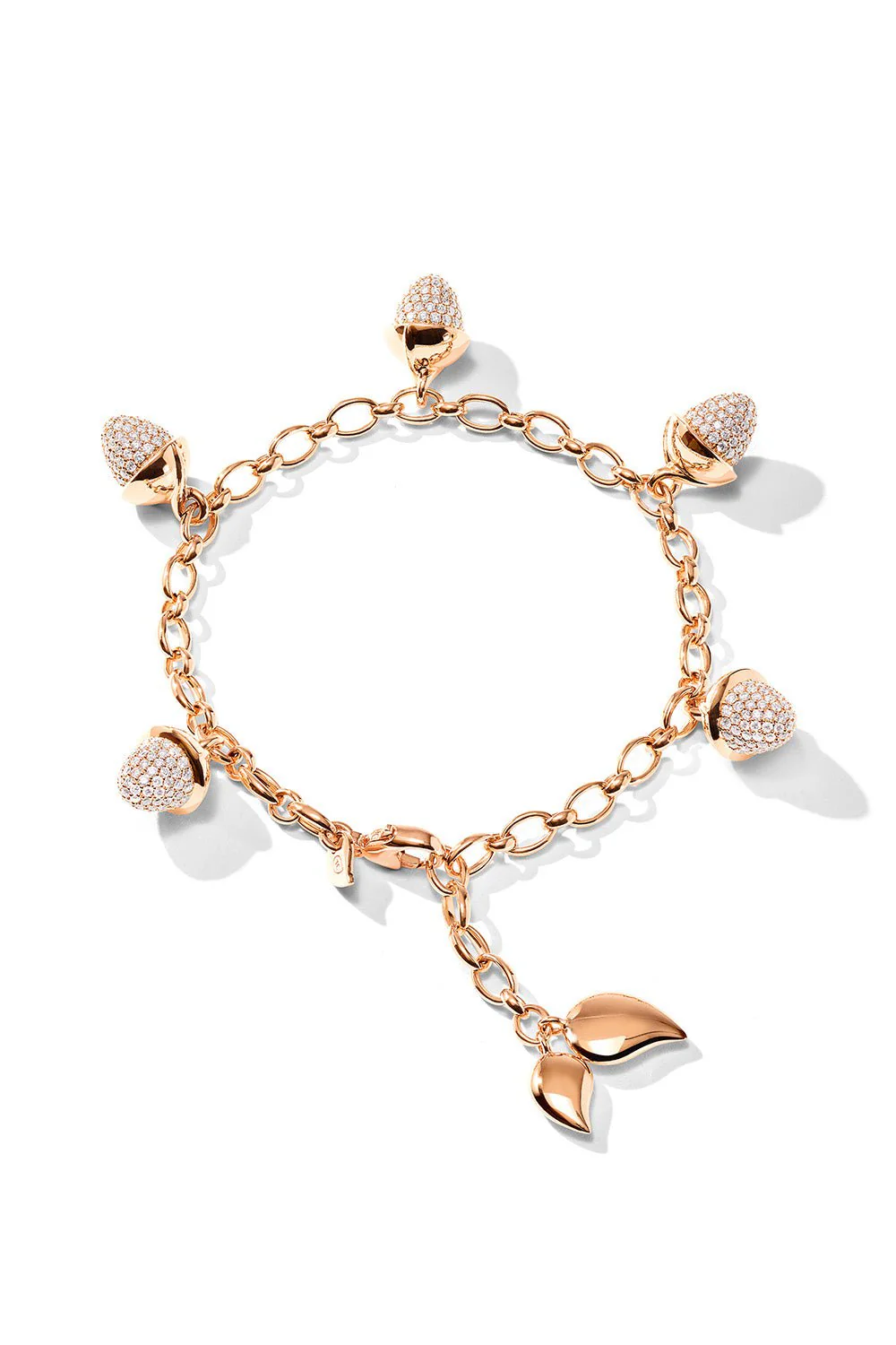 Flamenco Charm Diamond Pavé Bracelet