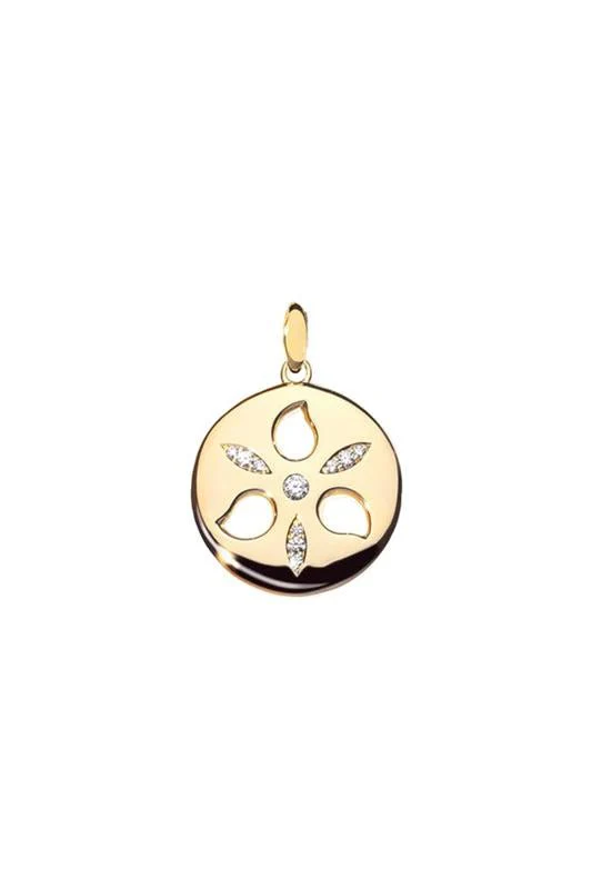 Medium Diamond Sand Dollar Pendant