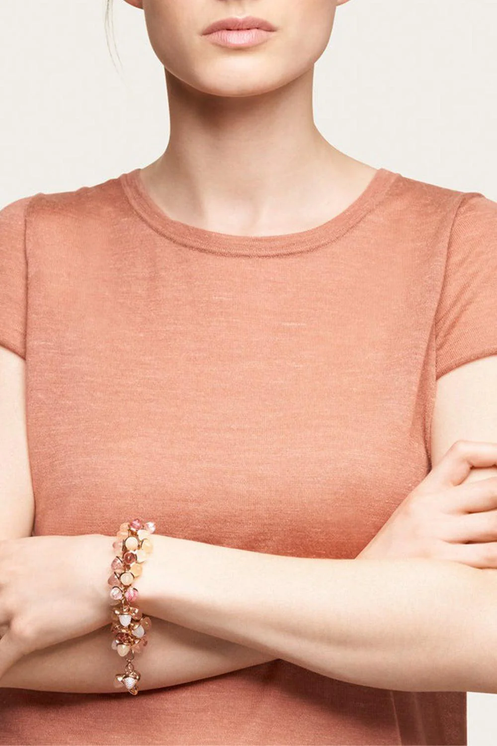 Mikado Flamenco Bracelet Blush - Image 3