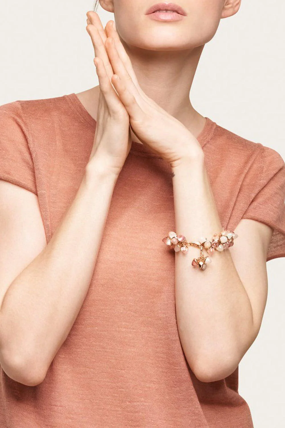 Mikado Flamenco Bracelet Blush - Image 4