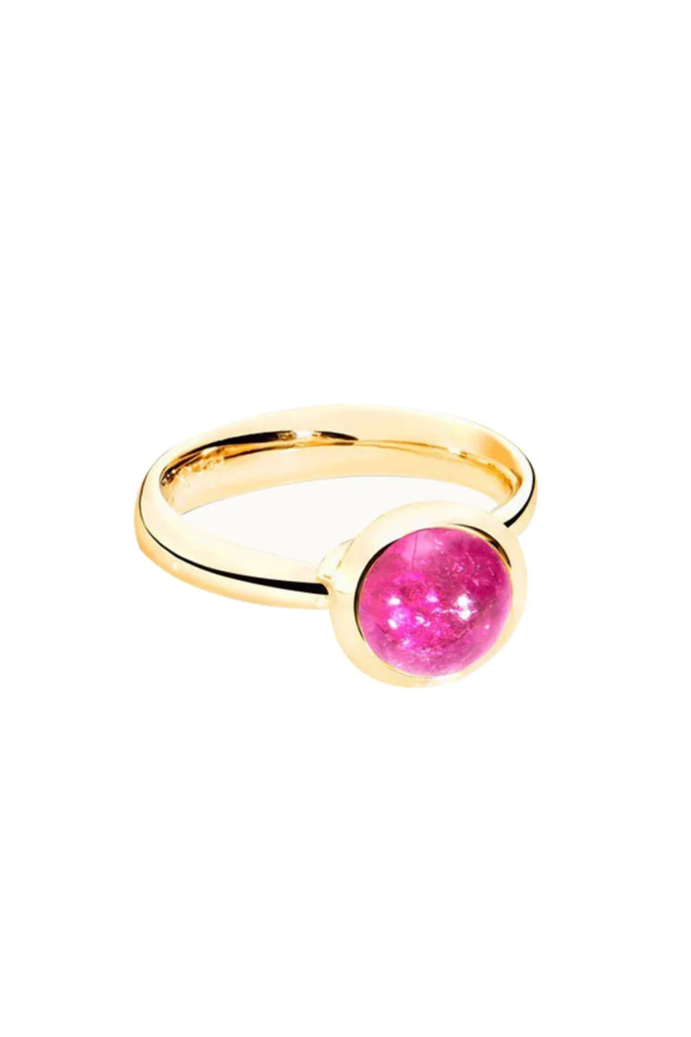 Pink Tourmaline Small Bouton Ring
