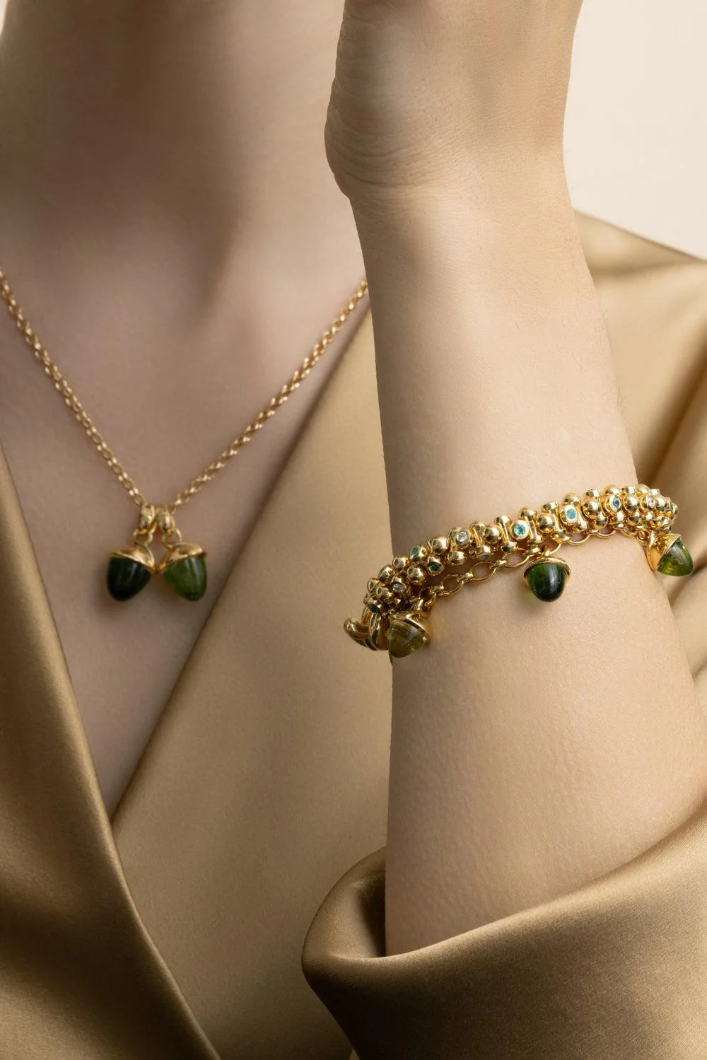 Rainforest Mikado Flamenco Charm Bracelet - Image 2