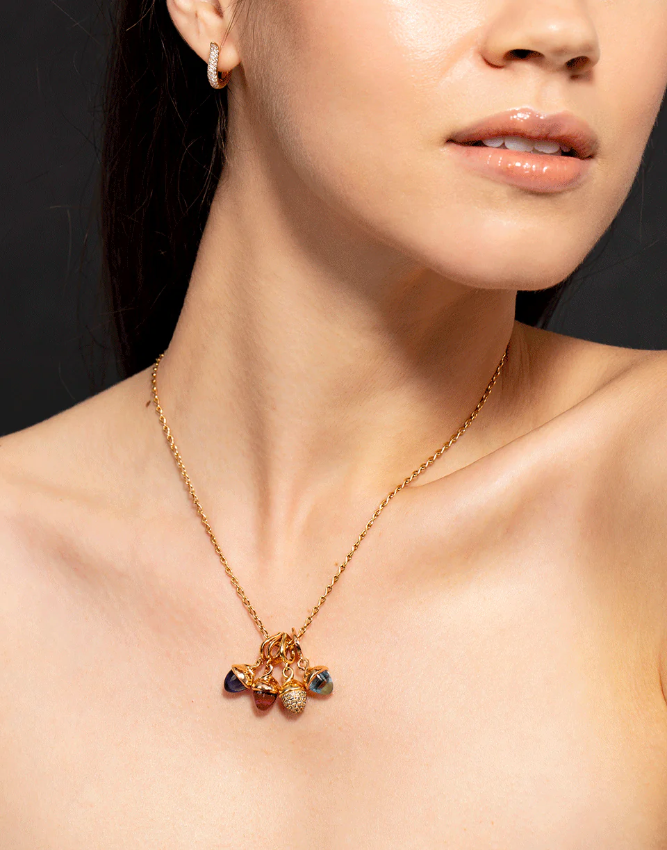 Sky Blue Topaz Mikado Boquet Pendant - Image 2