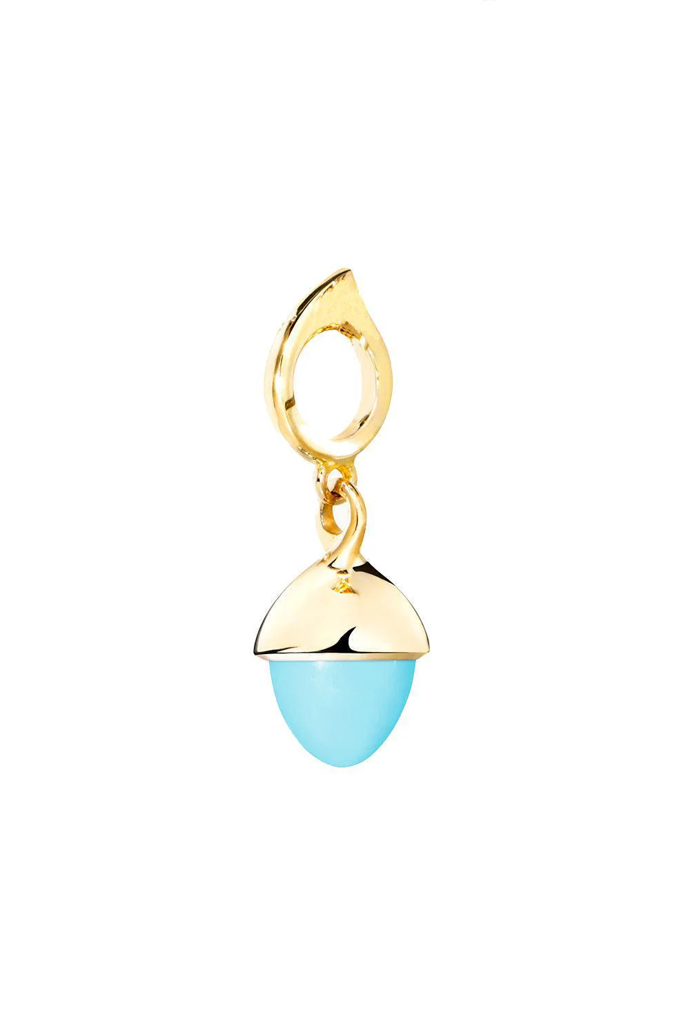 Turquoise Mikado Flamenco Pendant
