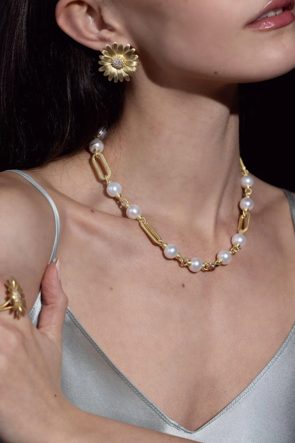Charm Catcher Pearl Necklace - Image 3