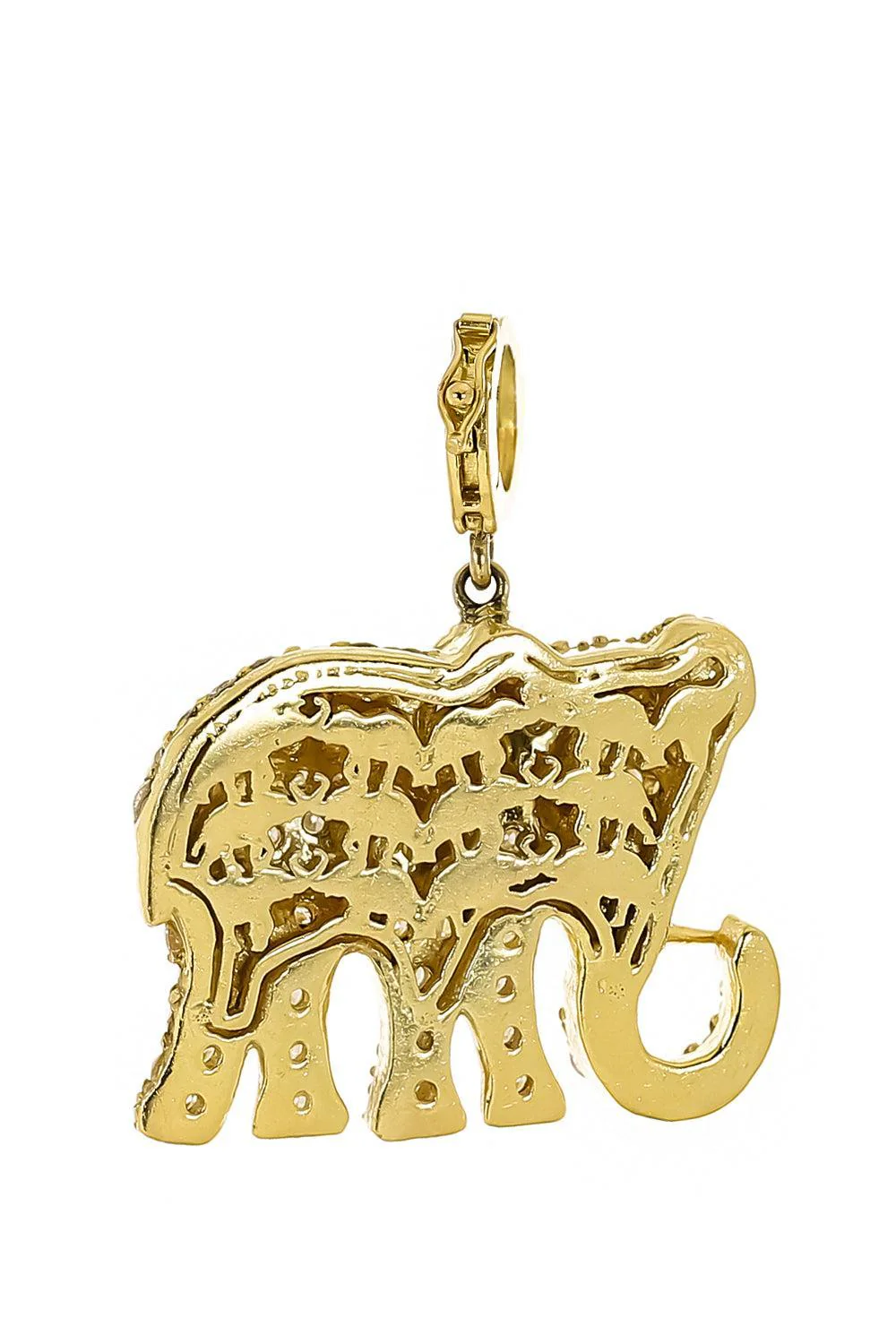 Diamond Large Majestic Elephant Charm - Image 6