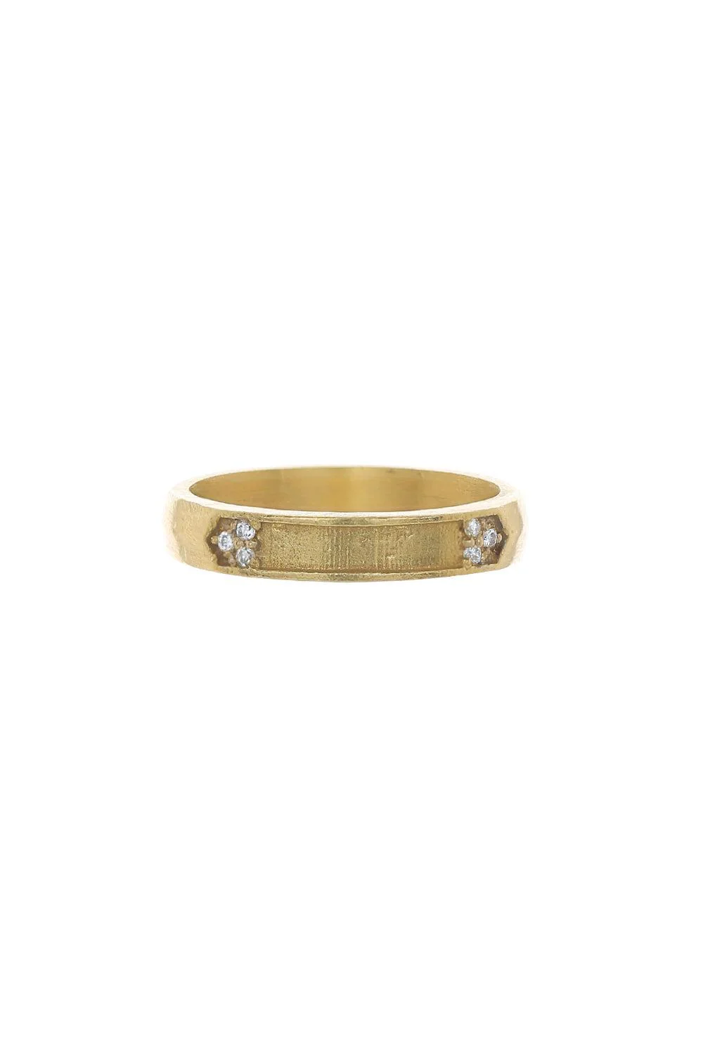 Modern Etruscan Diamond Band