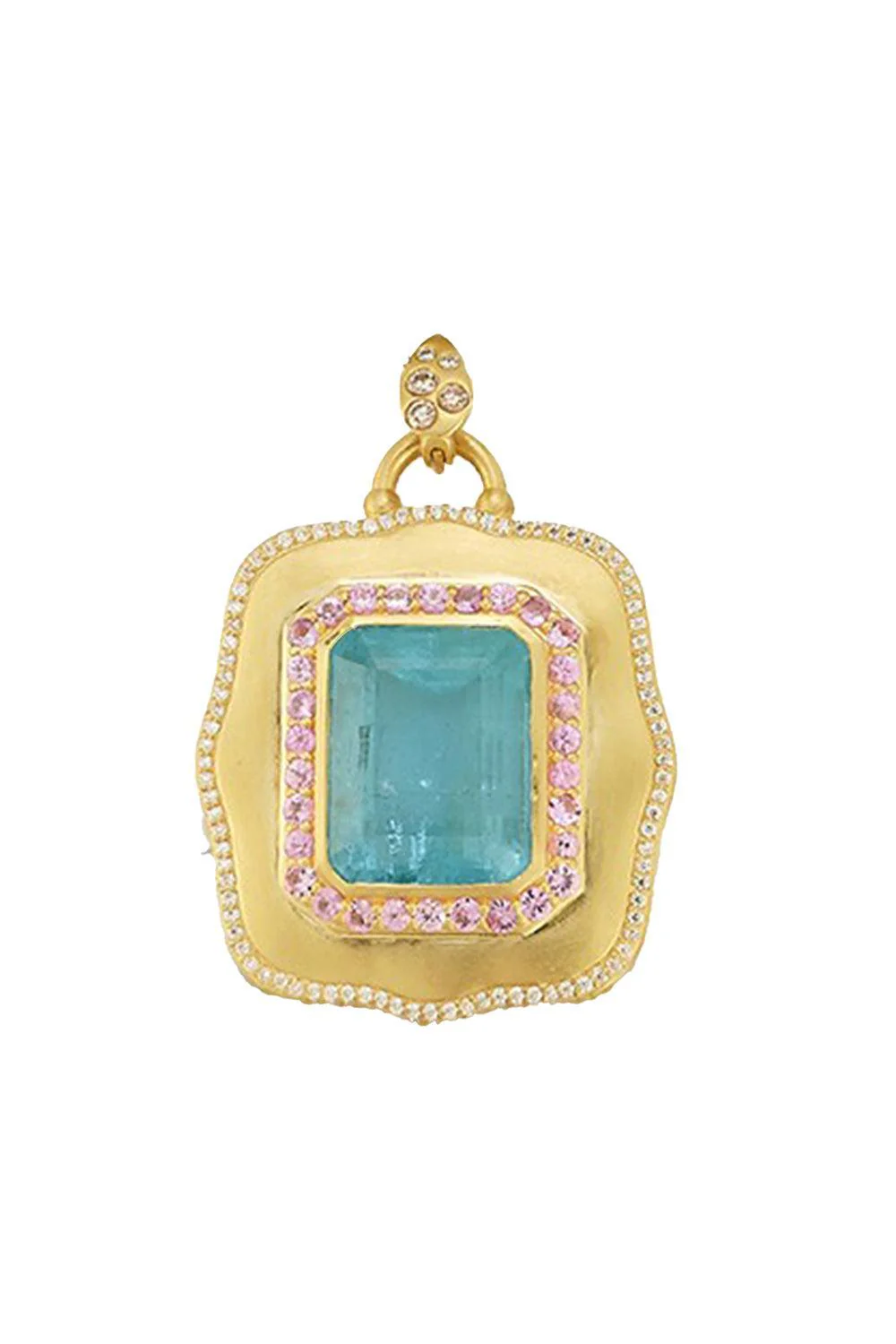 Modern Etruscan XL Scroll Pendant