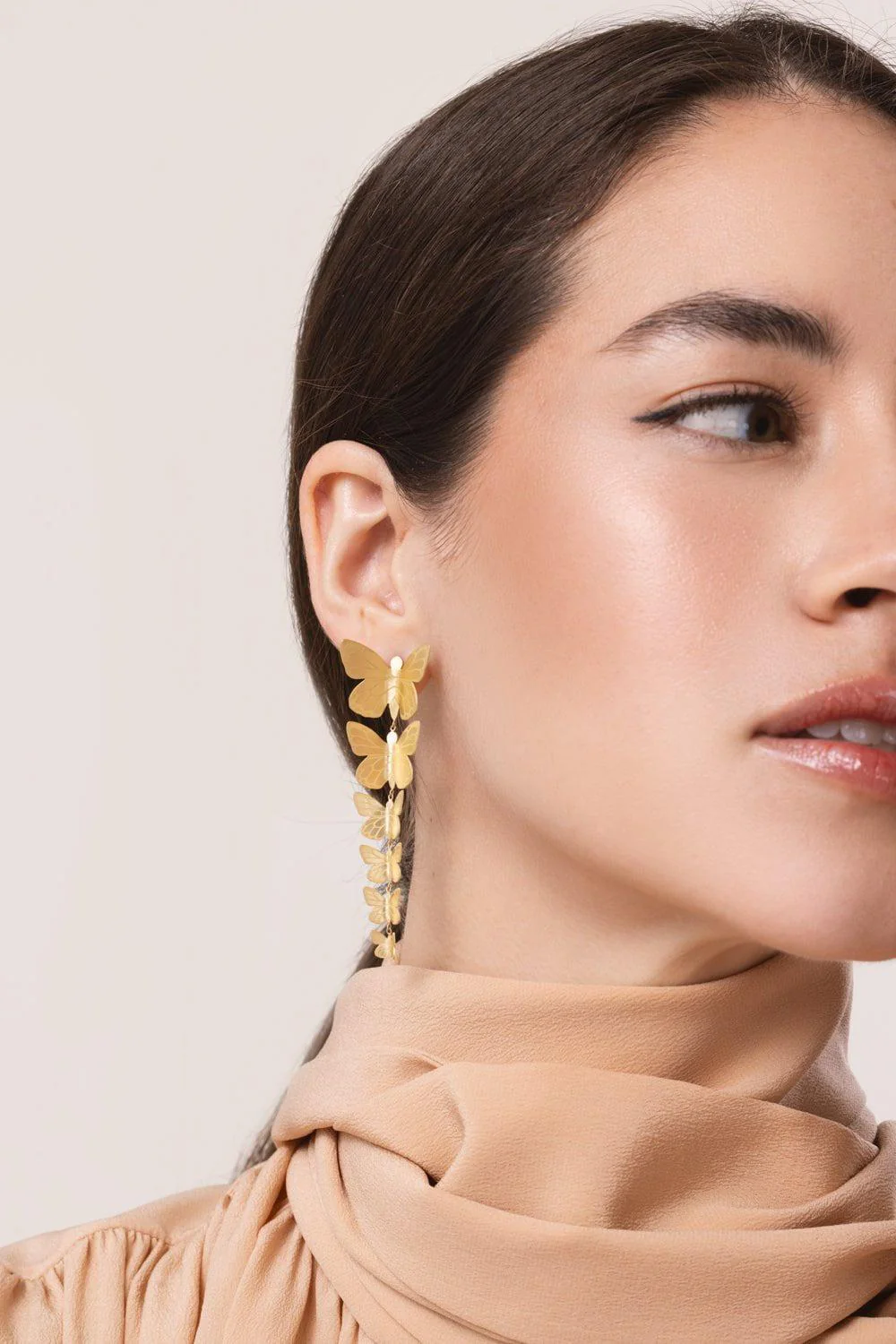 Six Cascading Butterfly Earrings - Image 2