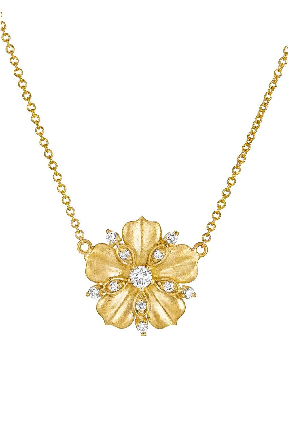 Tala Diamond Jasmine Bloom Pendant