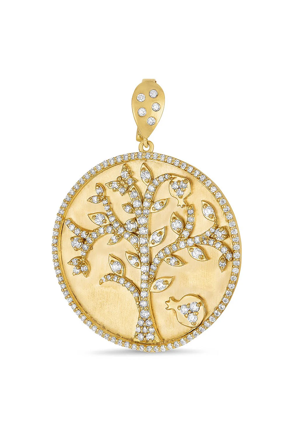 XL Tree Of Life Diamond Pendant