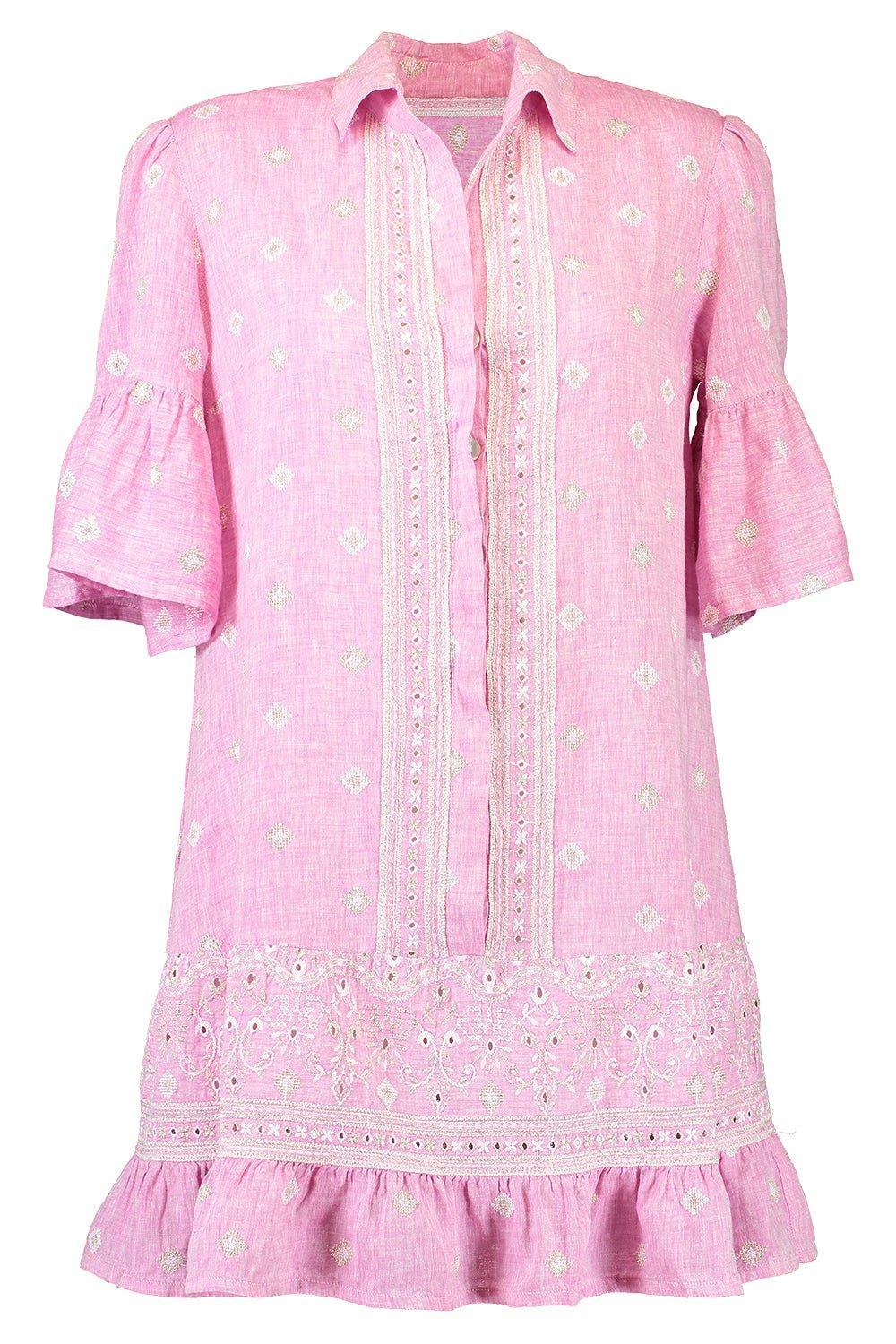 Aprile Dress - Greco Fucshia