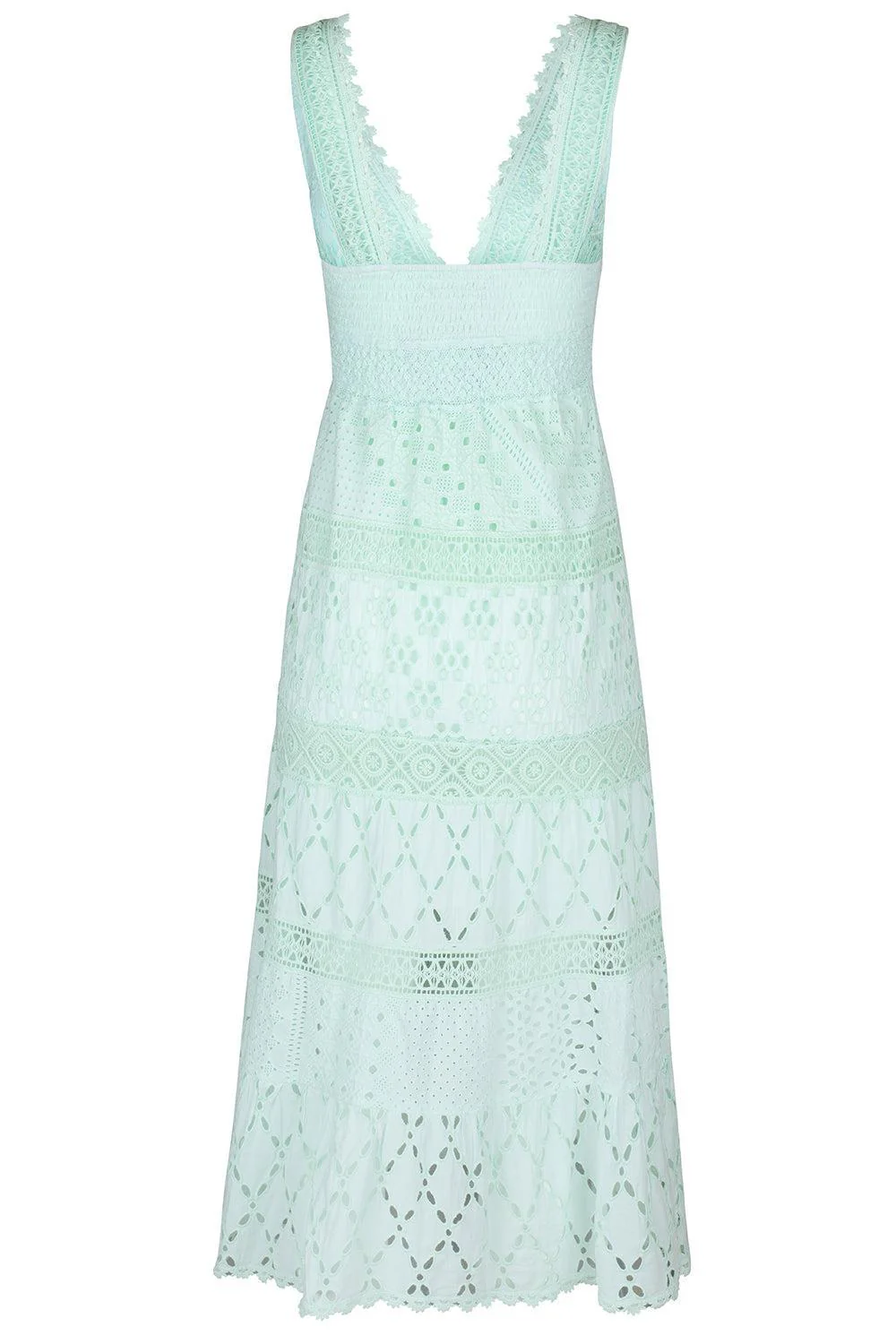 Paglia Midi Dress - Aqua - Image 5