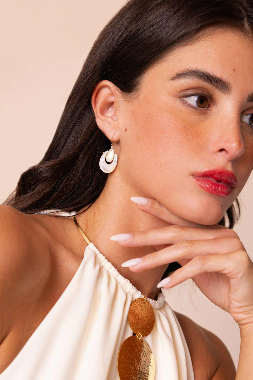 Small O'Keefe Pearl Earrings - Image 5