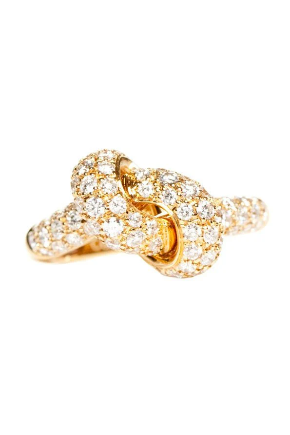 Diamond Love Knot Ring