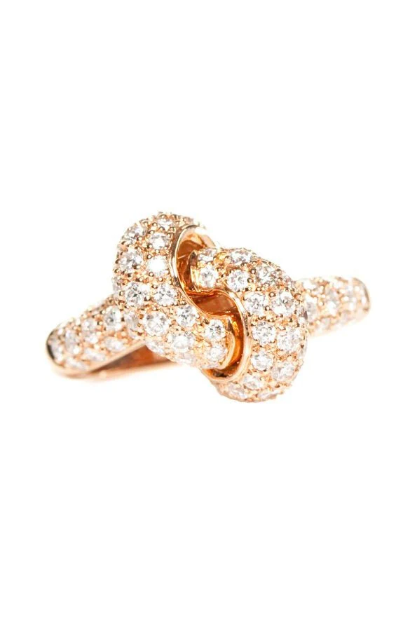 Diamond Love Knot Ring - Image 3