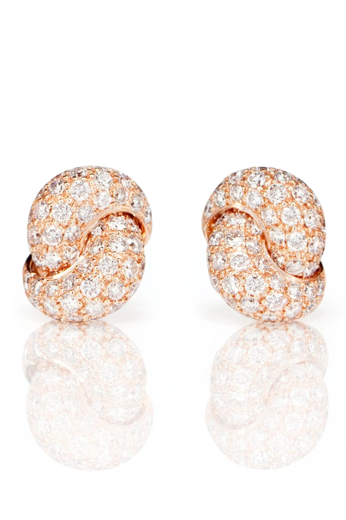 Love Knot Diamond Earrings
