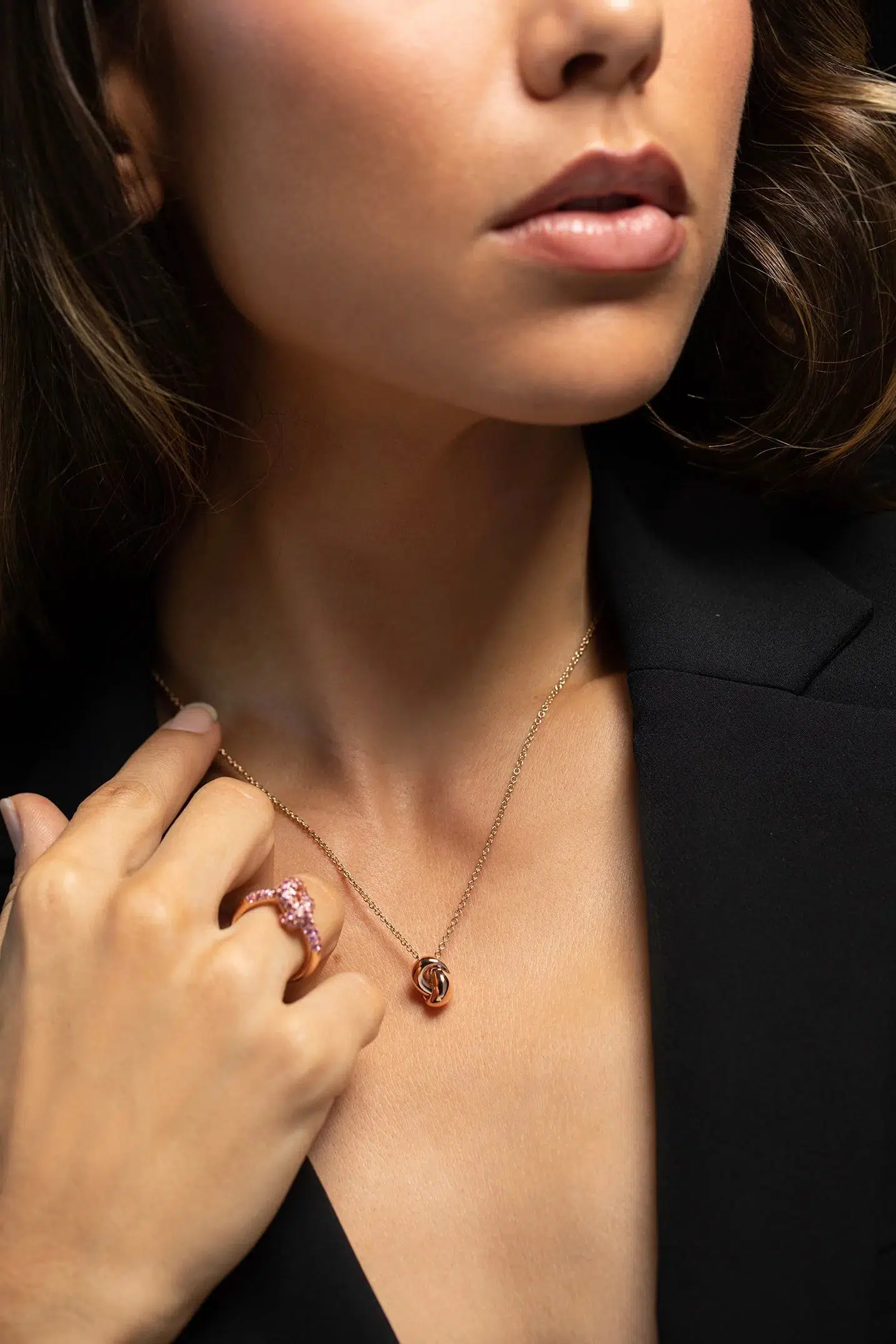 Love Knot Pendant Necklace - Image 2