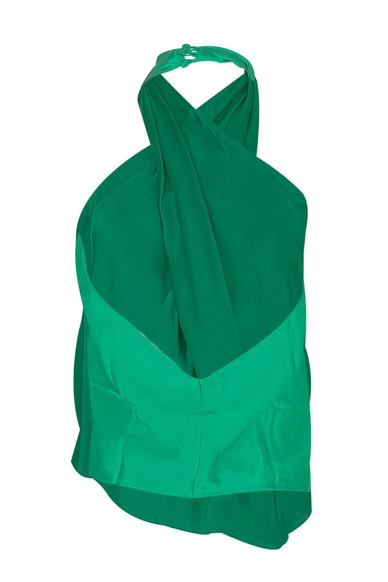 Cross Wrap Halter Top - Image 5