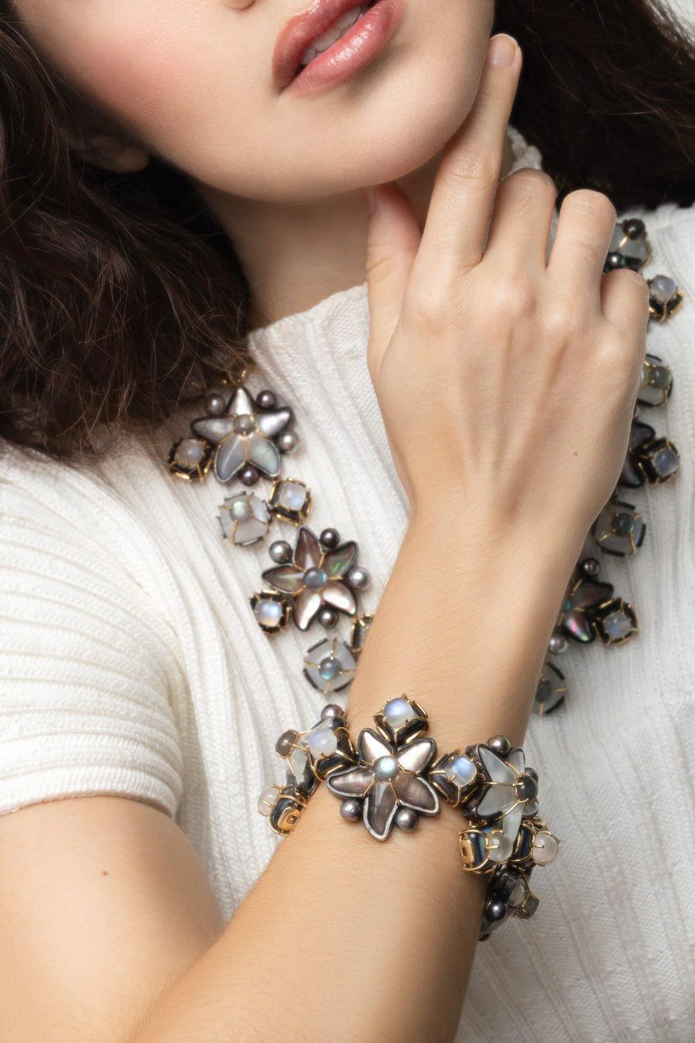 Star Moonstone Bracelet - Image 3