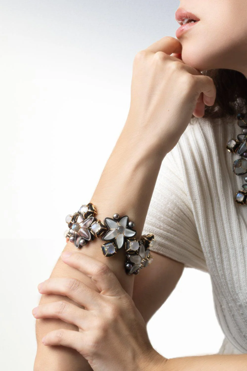 Star Moonstone Bracelet - Image 4
